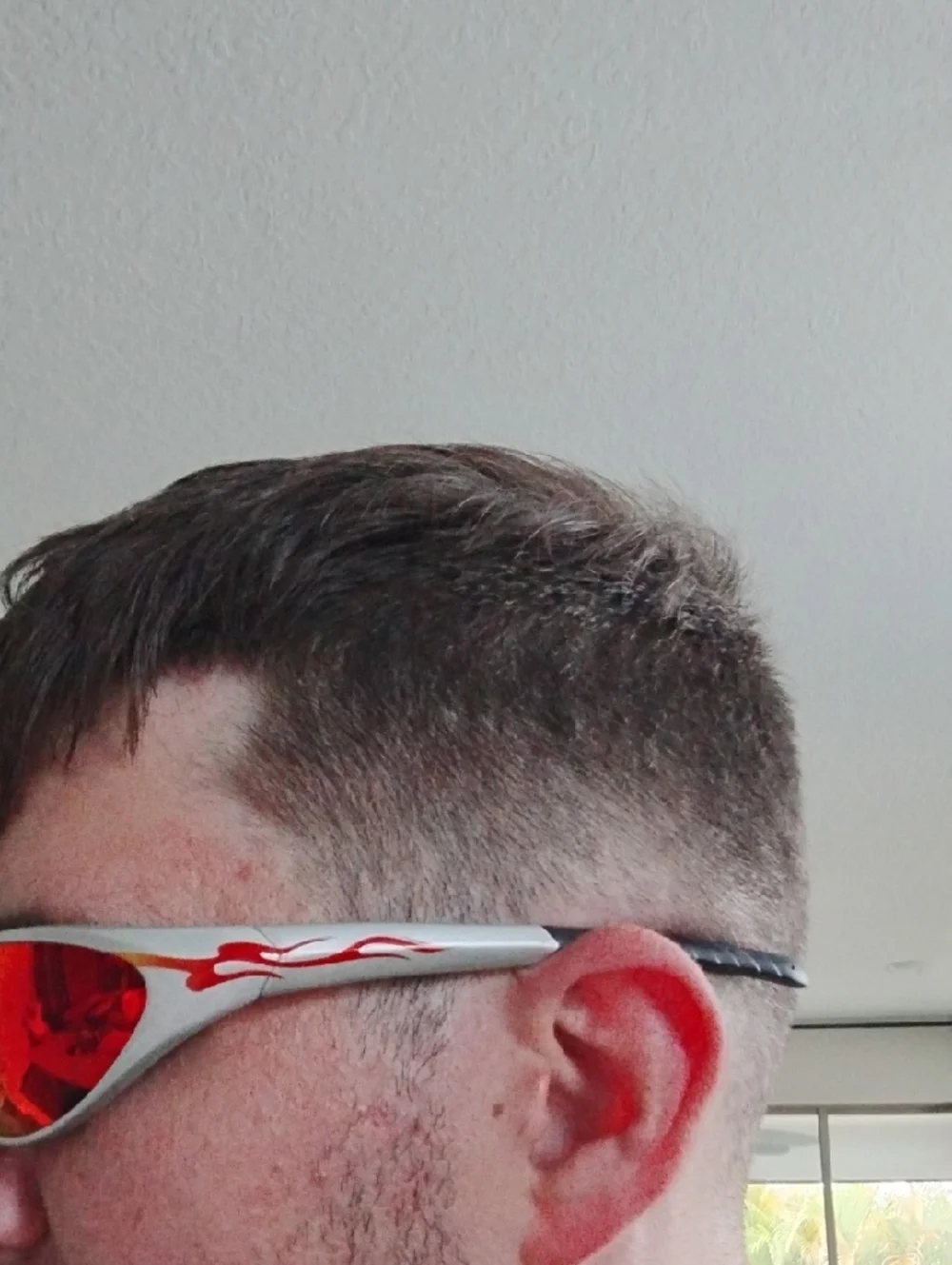 2 Pair Silver Frame Sunglasses with Orange-Red Mirror Lenses - Picture 13 of 13